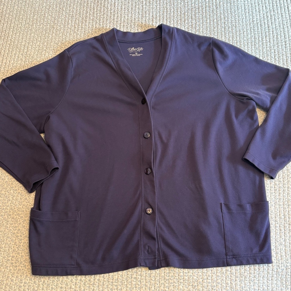 Ultra Softs Navy Cardigan